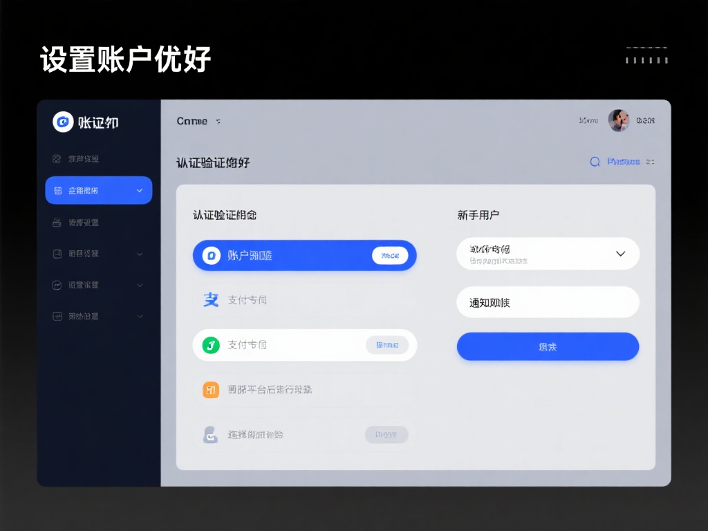 设置账户偏好
完成验证后，你可以根据个人喜好设置