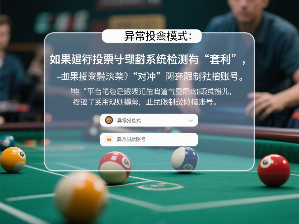 BET365封号常见问题:你的账号安全吗? (BET365封号常见问题:如何确保你的账号安全无忧?) 异常投注模式:如果你的投注行为被系统检测为“套利”